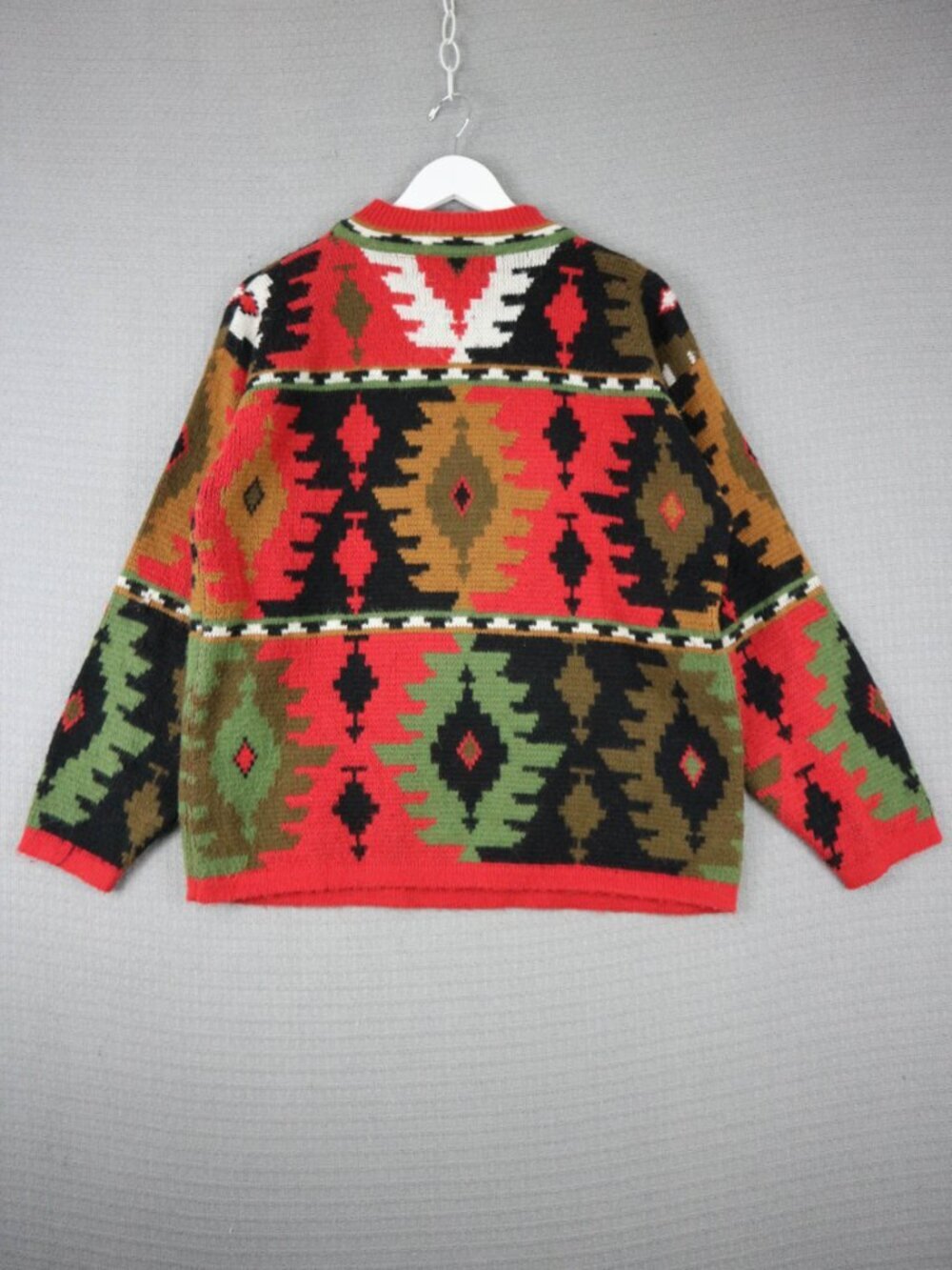 FairSet Aztec Print All Over Design Sweater Vintage Medium - Picture 2 of 8